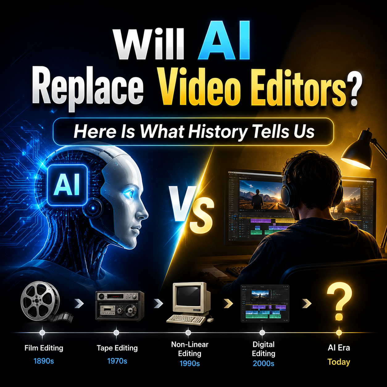 Will AI Replace Video Editors? Here Is What History Tells Us